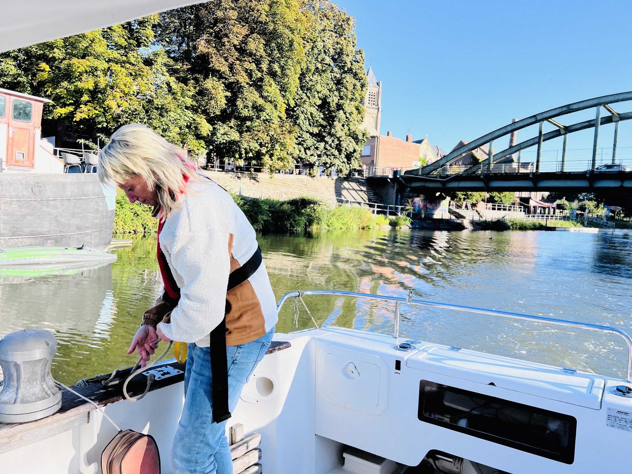 ĂlĂšves lors de la formation bateau Ă©cole